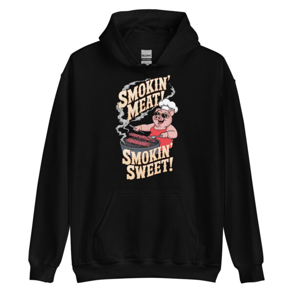 Smokin’ Meat, Smokin’ Sweet!  (Female Pig - Unisex Hoodie)