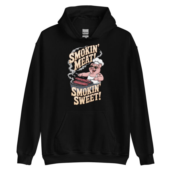 Smokin’ Meat, Smokin’ Sweet! (Male Pig - Unisex Hoodie)