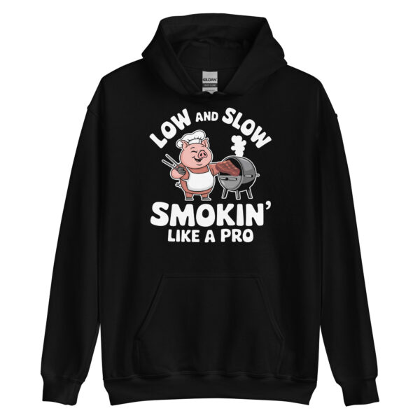 Low and Slow, Smokin' Like a Pro (Unisex Hoodie)