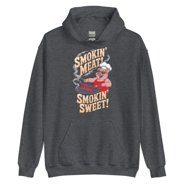Smokin’ Meat, Smokin’ Sweet!  (Female Pig - Unisex Hoodie) - Image 5