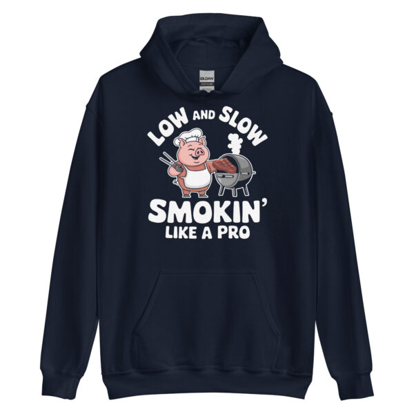 Low and Slow, Smokin' Like a Pro (Unisex Hoodie) - Image 3