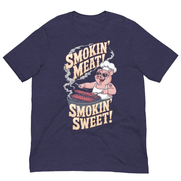 Smokin’ Meat, Smokin’ Sweet! (Male Pig - Unisex T-shirt) - Image 7