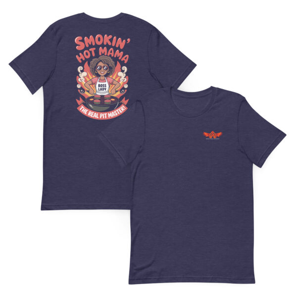 Smokin' Hot Mama! (Unisex T-shirt with Front Logo) - Image 4