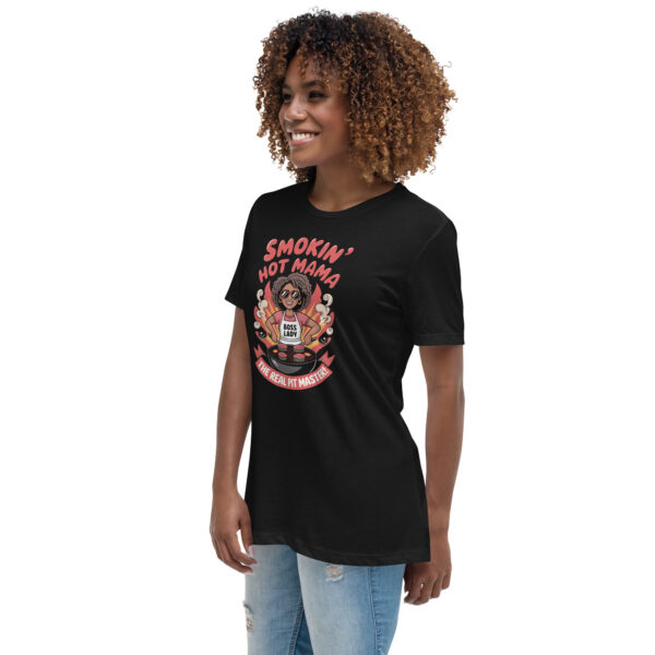 Mum Is Hot on the Grill, Dad’s Chillin’ Still! (Women's Relaxed T-Shirt) - Image 6