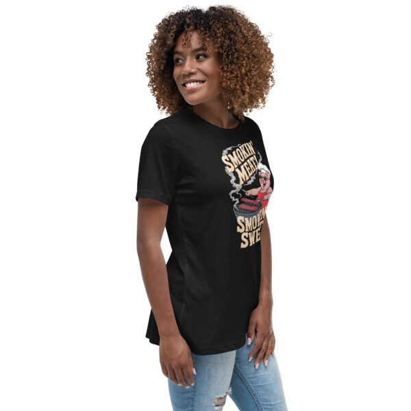 Smokin’ Meat, Smokin’ Sweet! (Female Pig - Women's Relaxed T-Shirt) - Image 11