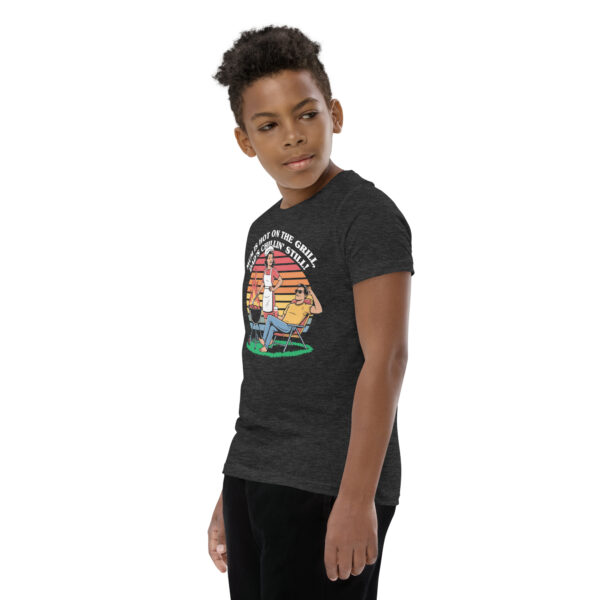 Mum Is Hot on the Grill, Dad’s Chillin’ Still (Youth Short Sleeve T-Shirt) - Image 14