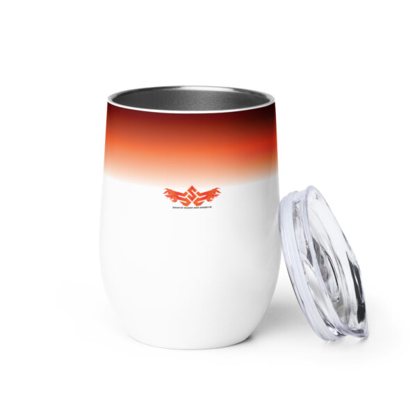 Sippin' While Smokin' Wine tumbler - Image 2