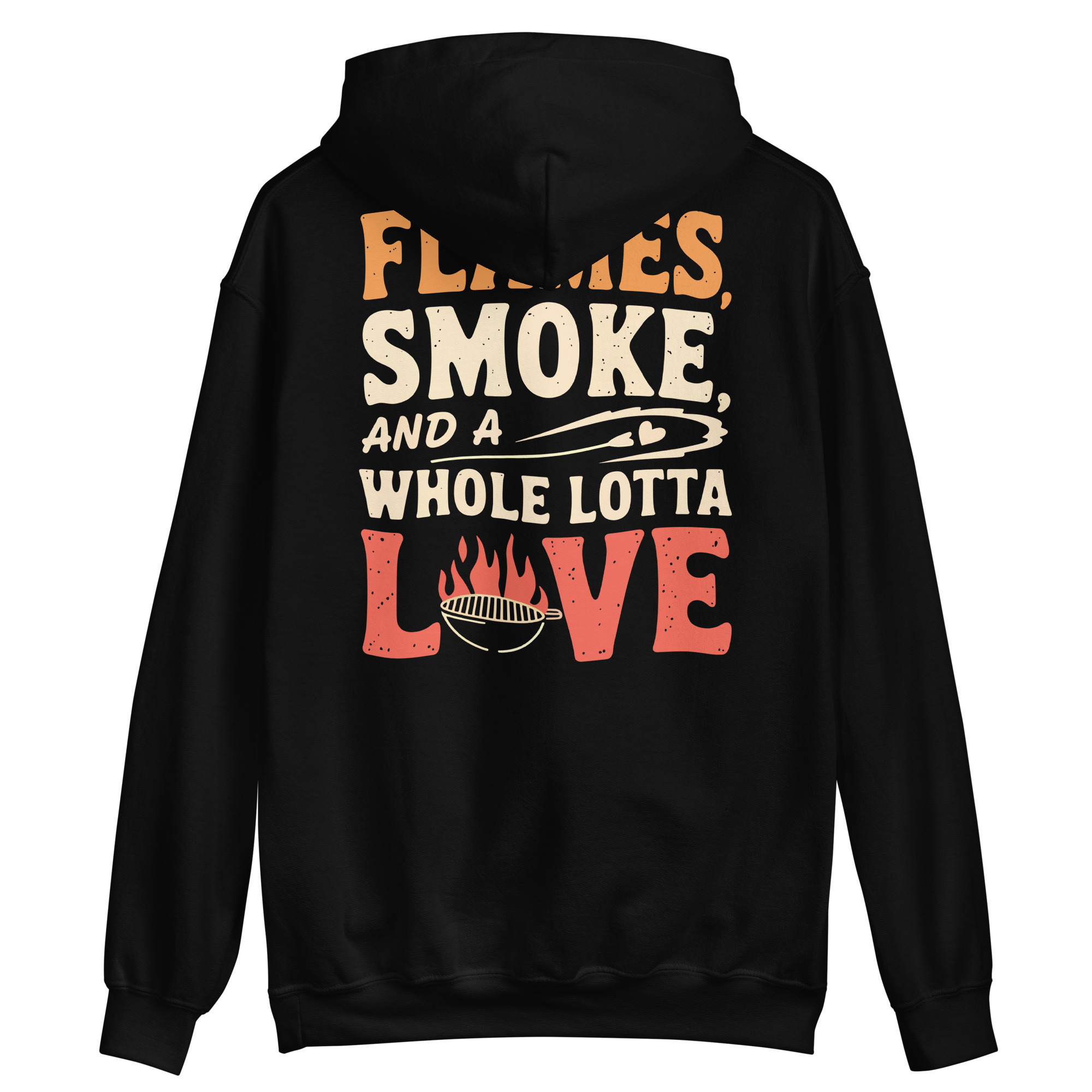 Flames, Smoke & a Whole Lotta Love Logo Hoodie - Image 2