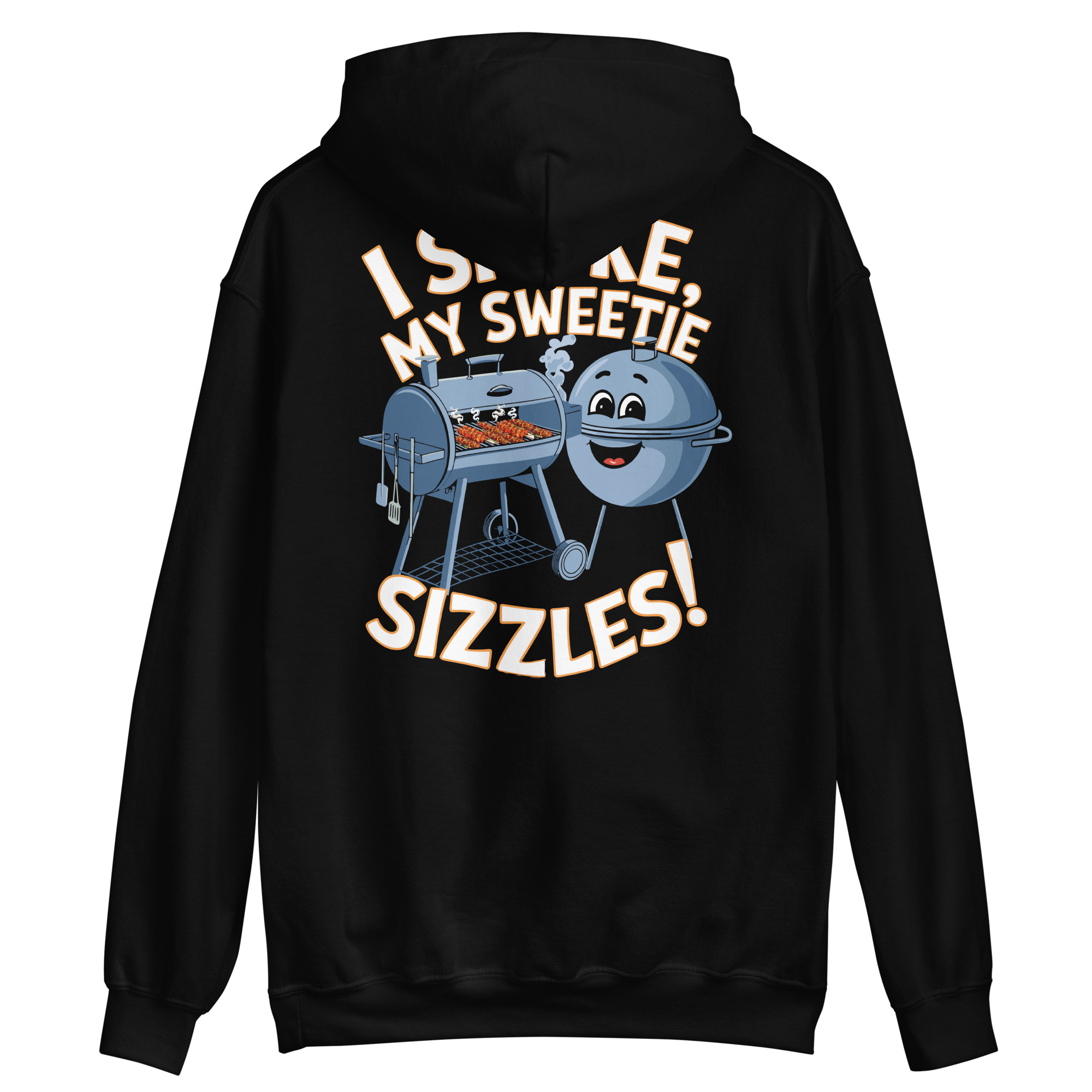 I Smoke, My Sweetie Sizzles! Logo Hoodie - Image 2