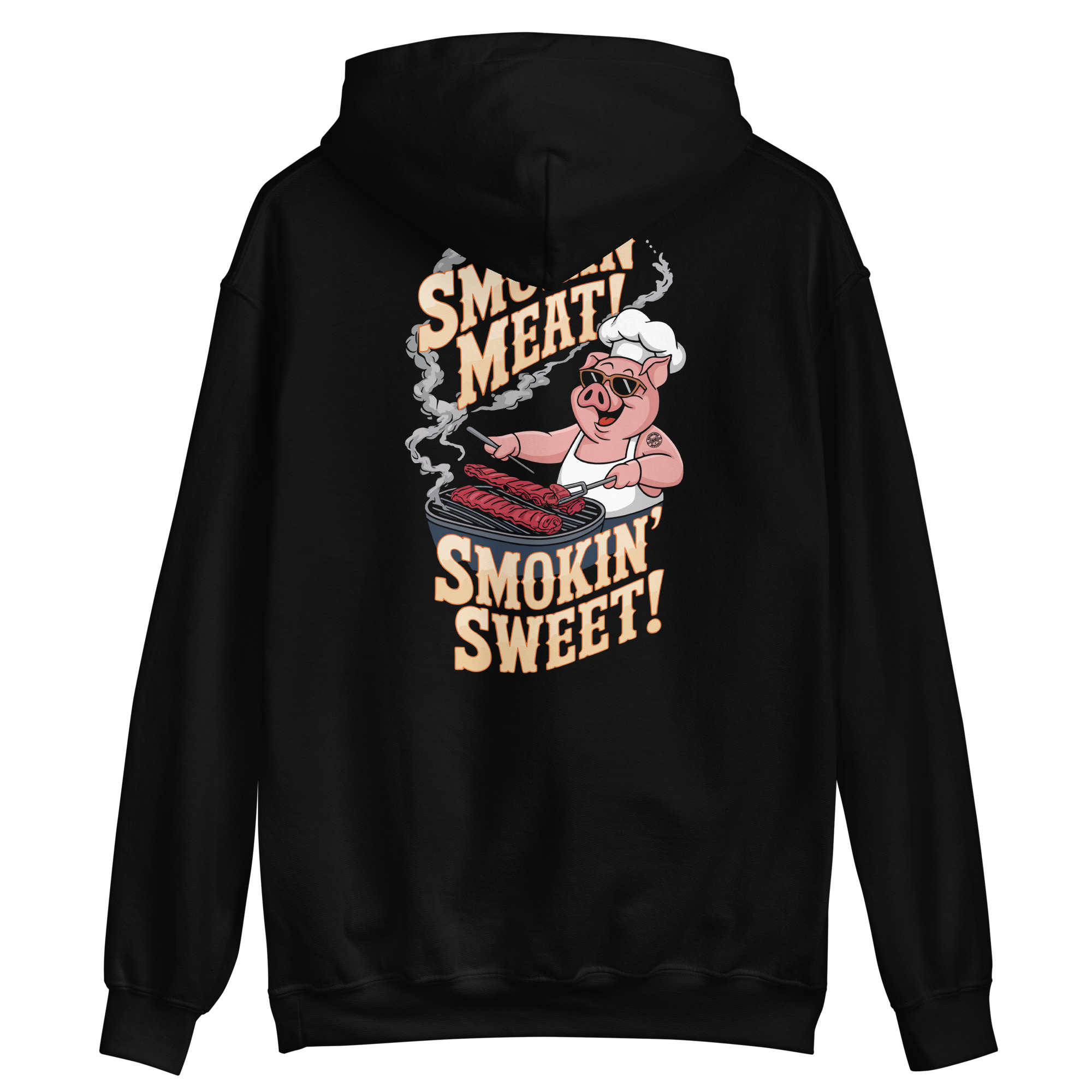 Smokin’ Meat! Smokin’ Sweet! Logo Hoodie – Smokin’ Sugar Edition - Image 2