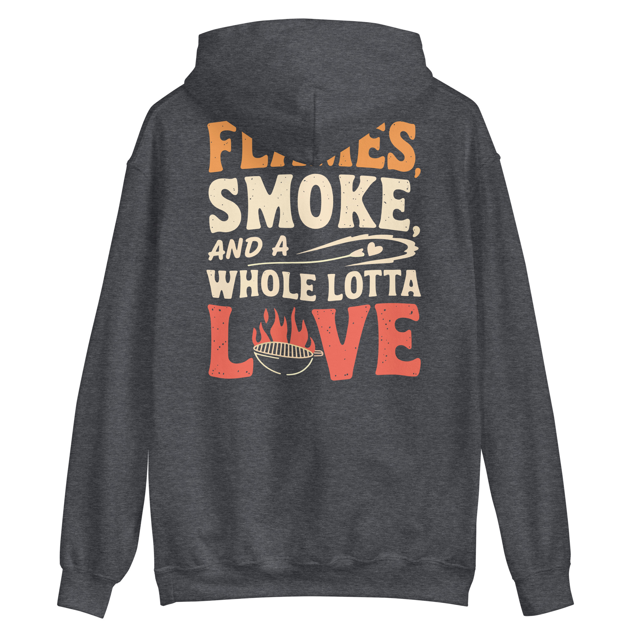 Flames, Smoke & a Whole Lotta Love Logo Hoodie - Image 6