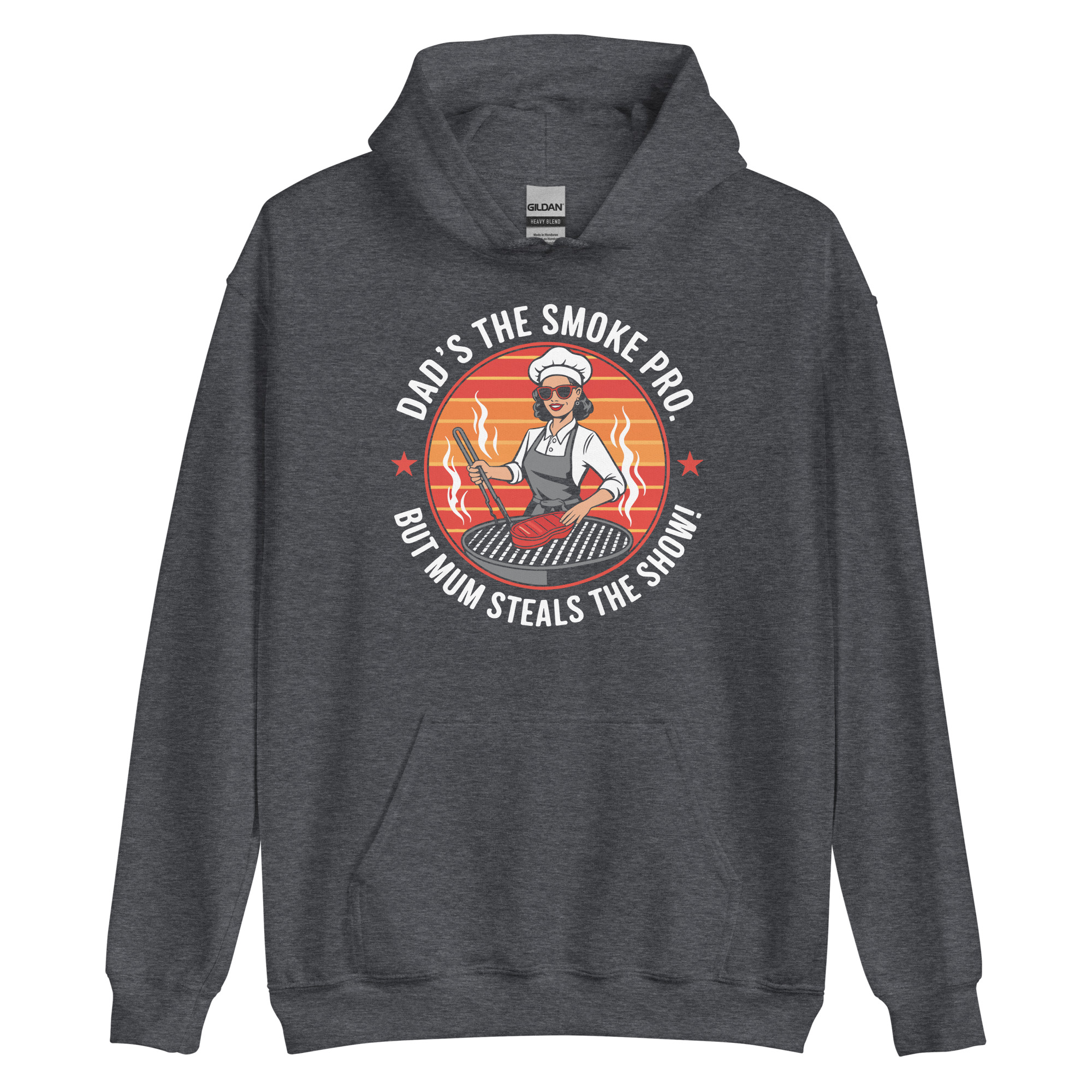 Dad’s the Smoke Pro, But Mum Steals the Show Hoodie - Image 5