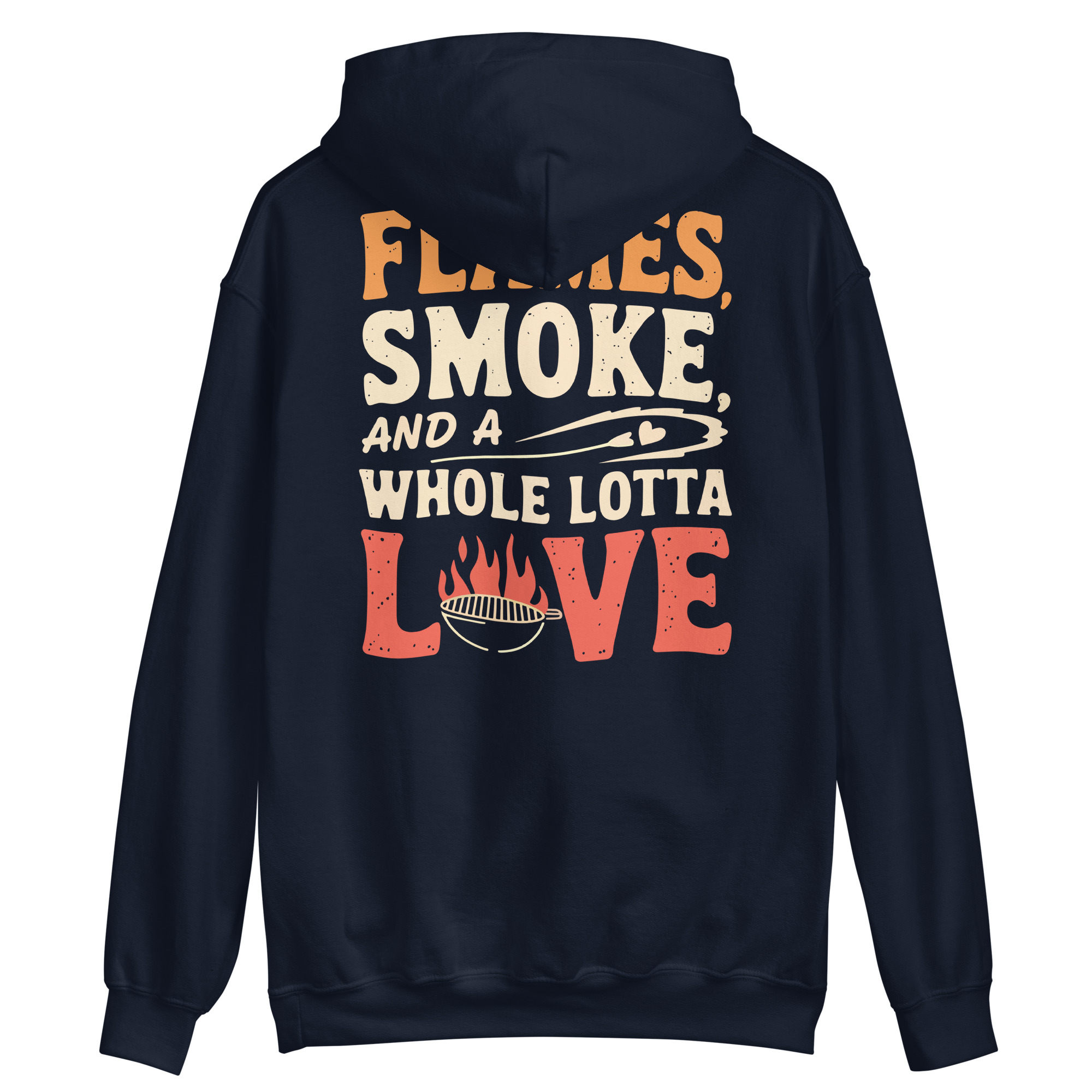 Flames, Smoke & a Whole Lotta Love Logo Hoodie - Image 4