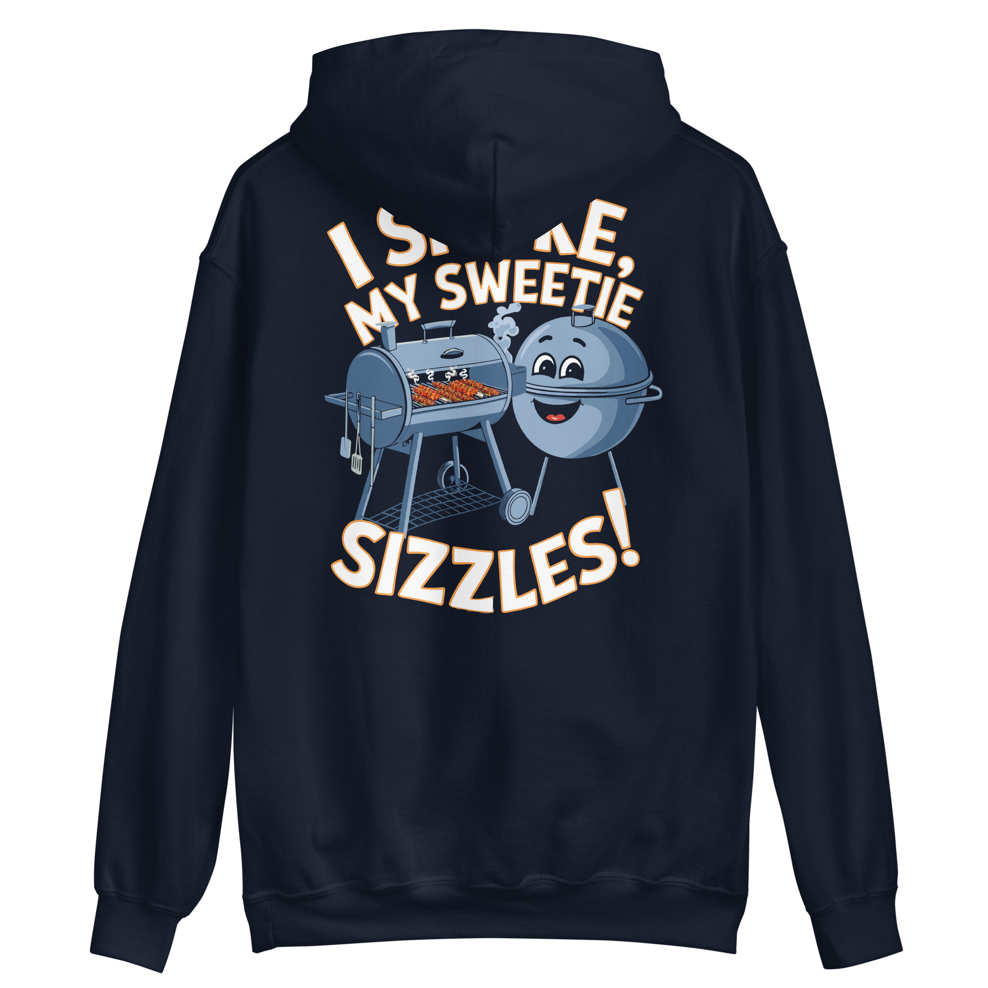 I Smoke, My Sweetie Sizzles! Logo Hoodie - Image 4