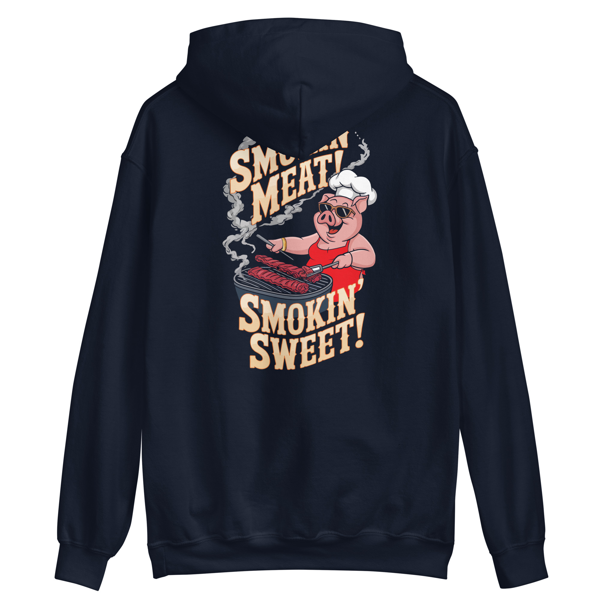 Smokin’ Meat! Smokin’ Sweet! Logo Hoodie – Sweetie Edition - Image 4
