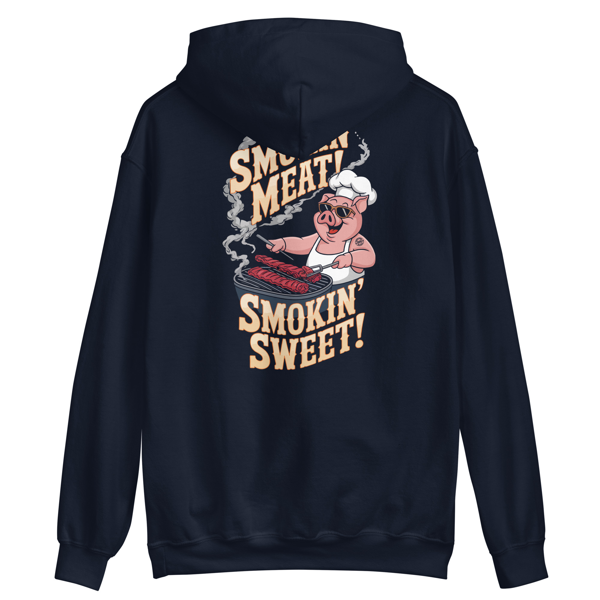 Smokin’ Meat! Smokin’ Sweet! Logo Hoodie – Smokin’ Sugar Edition - Image 4