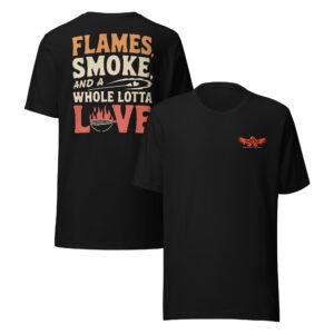 Flames, Smoke & a Whole Lotta Love Logo T-Shirt