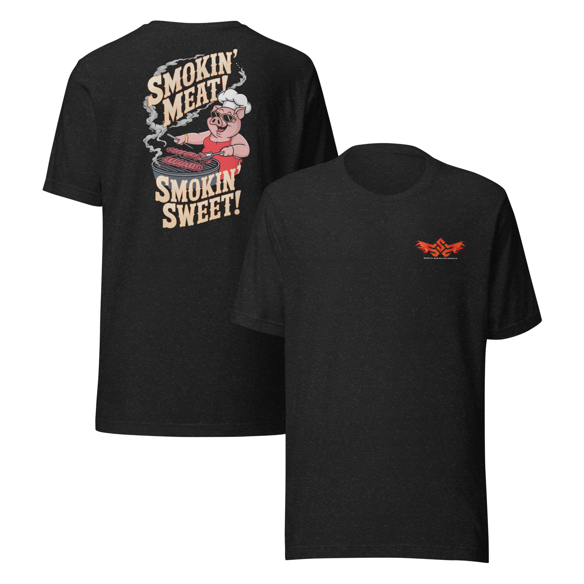 Smokin’ Meat! Smokin’ Sweet! Logo T-Shirt – Sweetie Edition