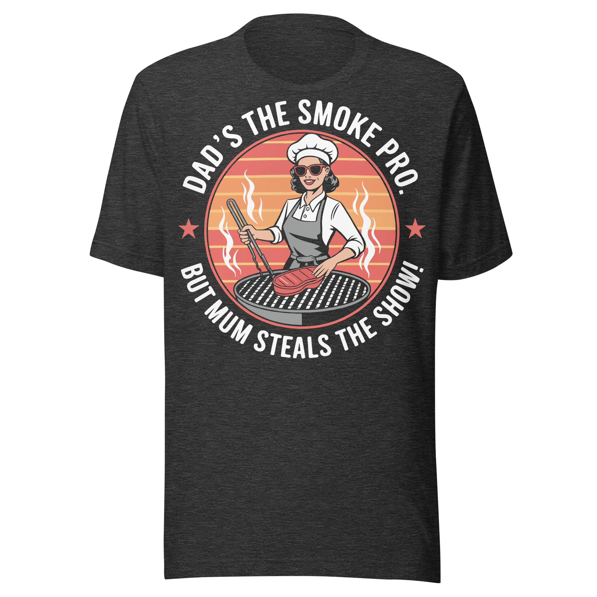 Dad’s the Smoke Pro, But Mum Steals the Show T-Shirt - Image 7