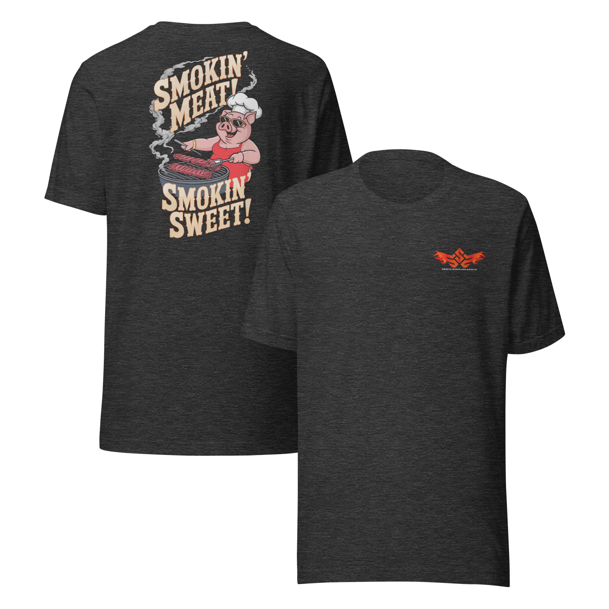 Smokin’ Meat! Smokin’ Sweet! Logo T-Shirt – Sweetie Edition - Image 4