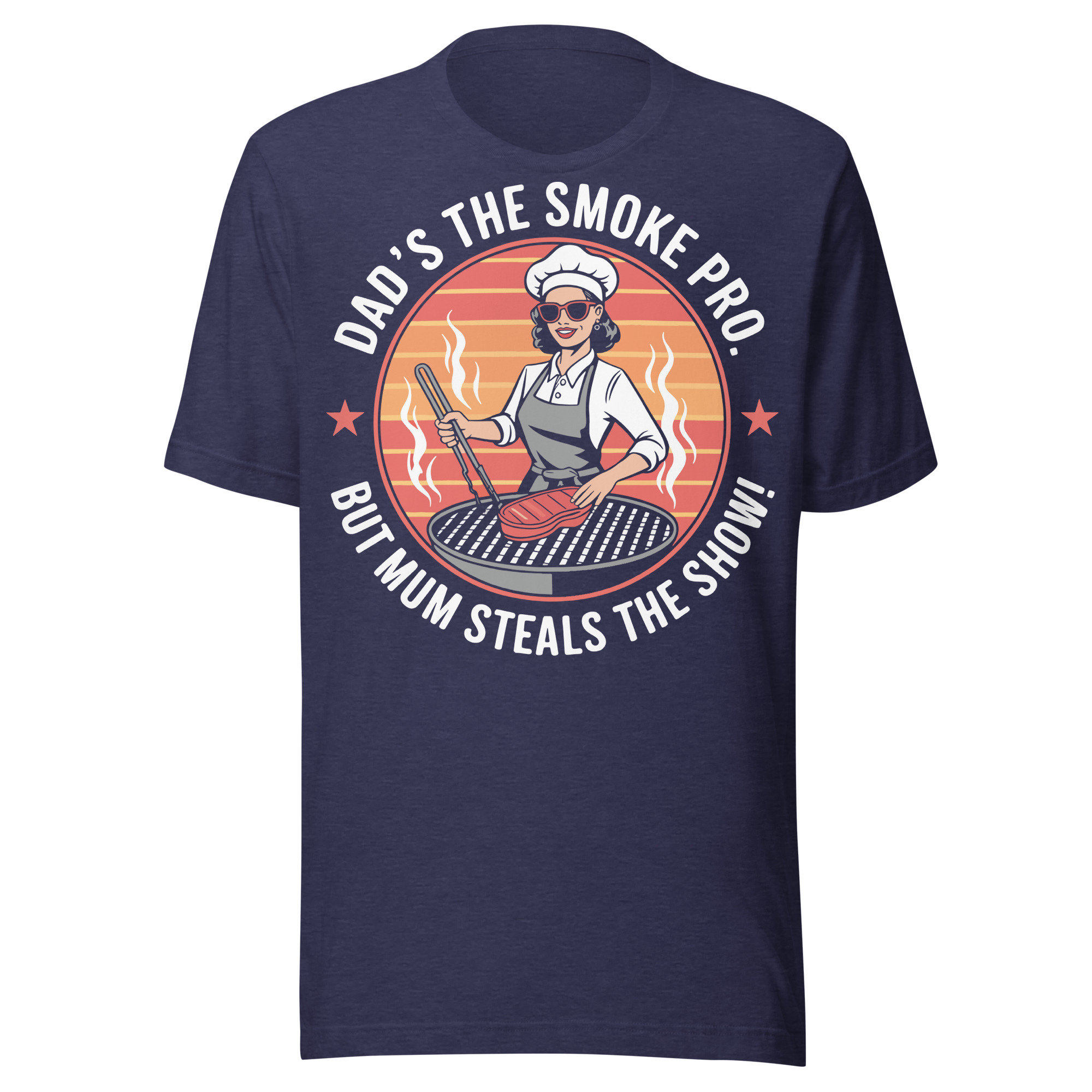 Dad’s the Smoke Pro, But Mum Steals the Show T-Shirt - Image 5