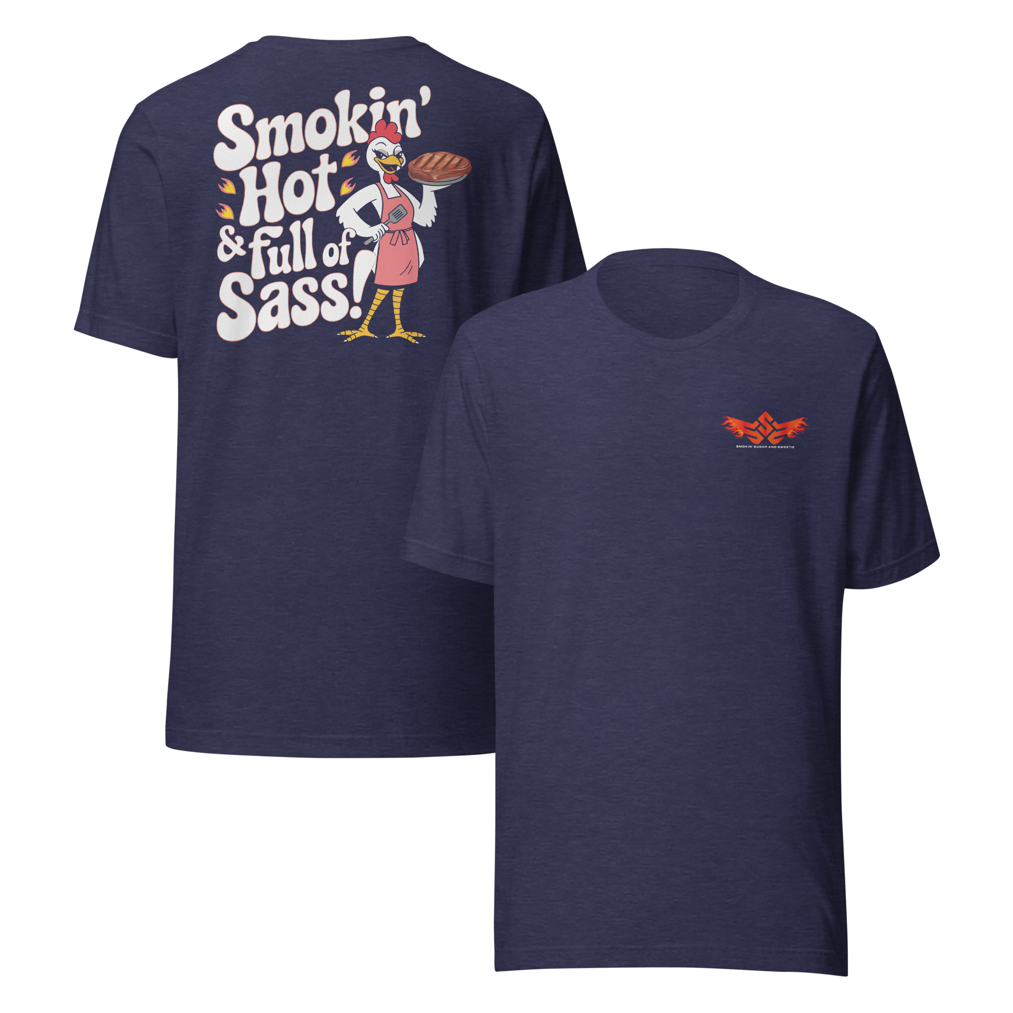 Smokin’ Hot & Full of Sass Logo T-Shirt - Image 3