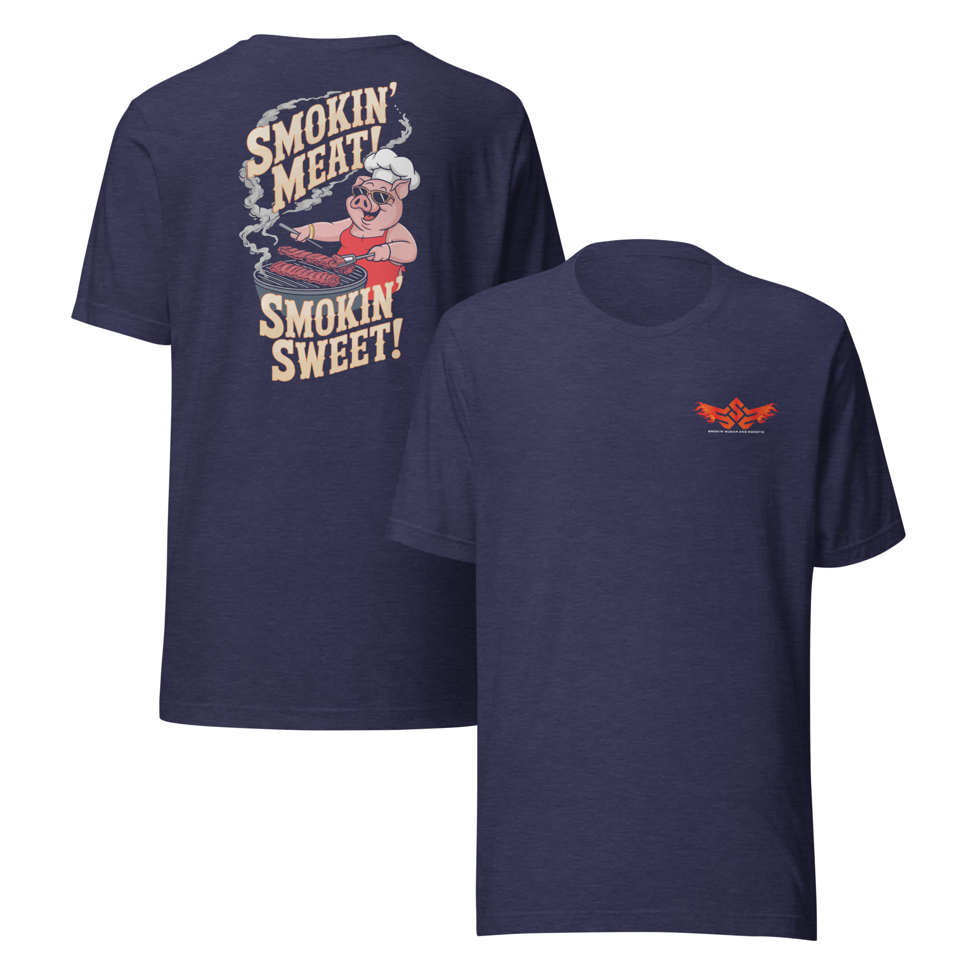 Smokin’ Meat! Smokin’ Sweet! Logo T-Shirt – Sweetie Edition - Image 3