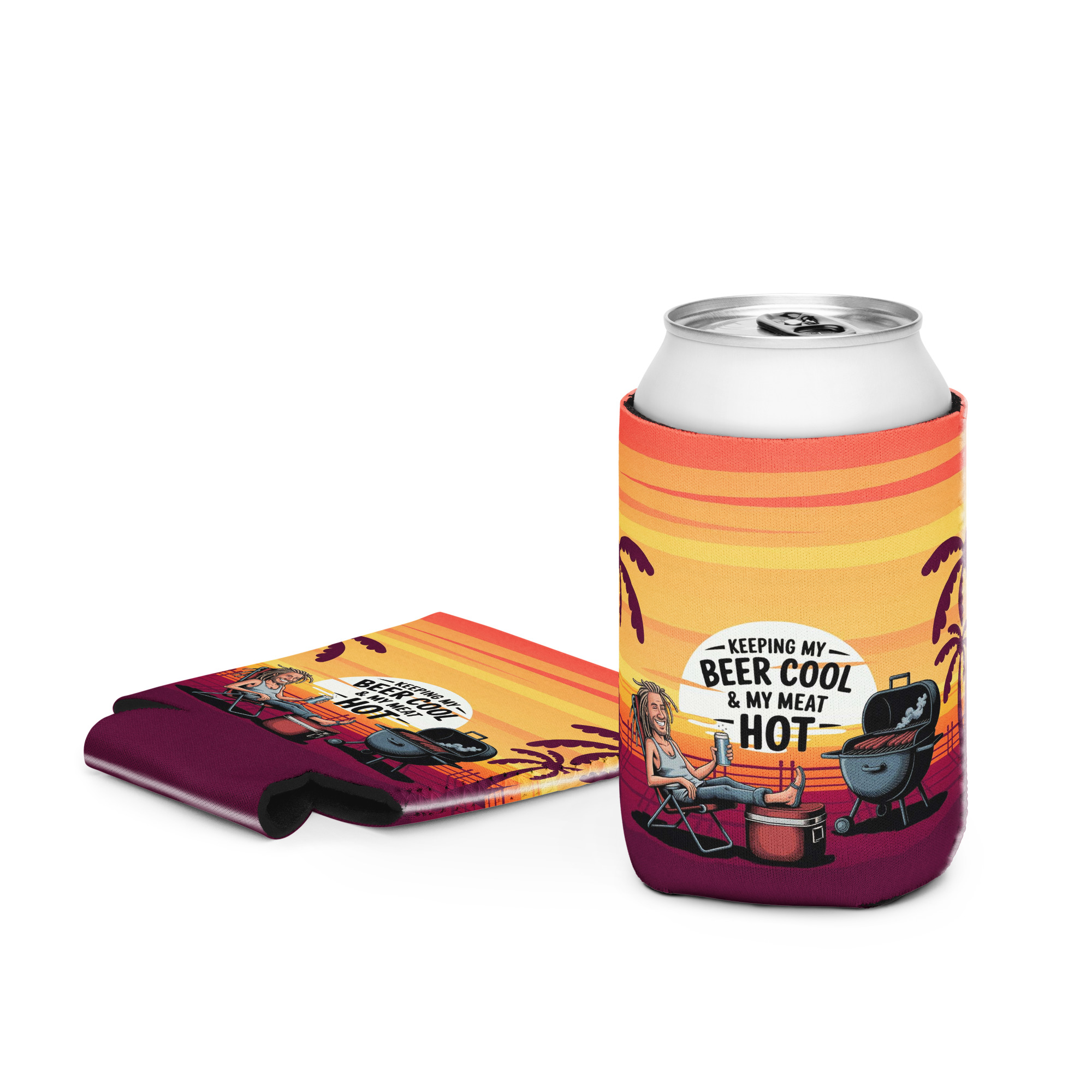 Keeping My Beer Cool and My Meat Hot Stubby Holder