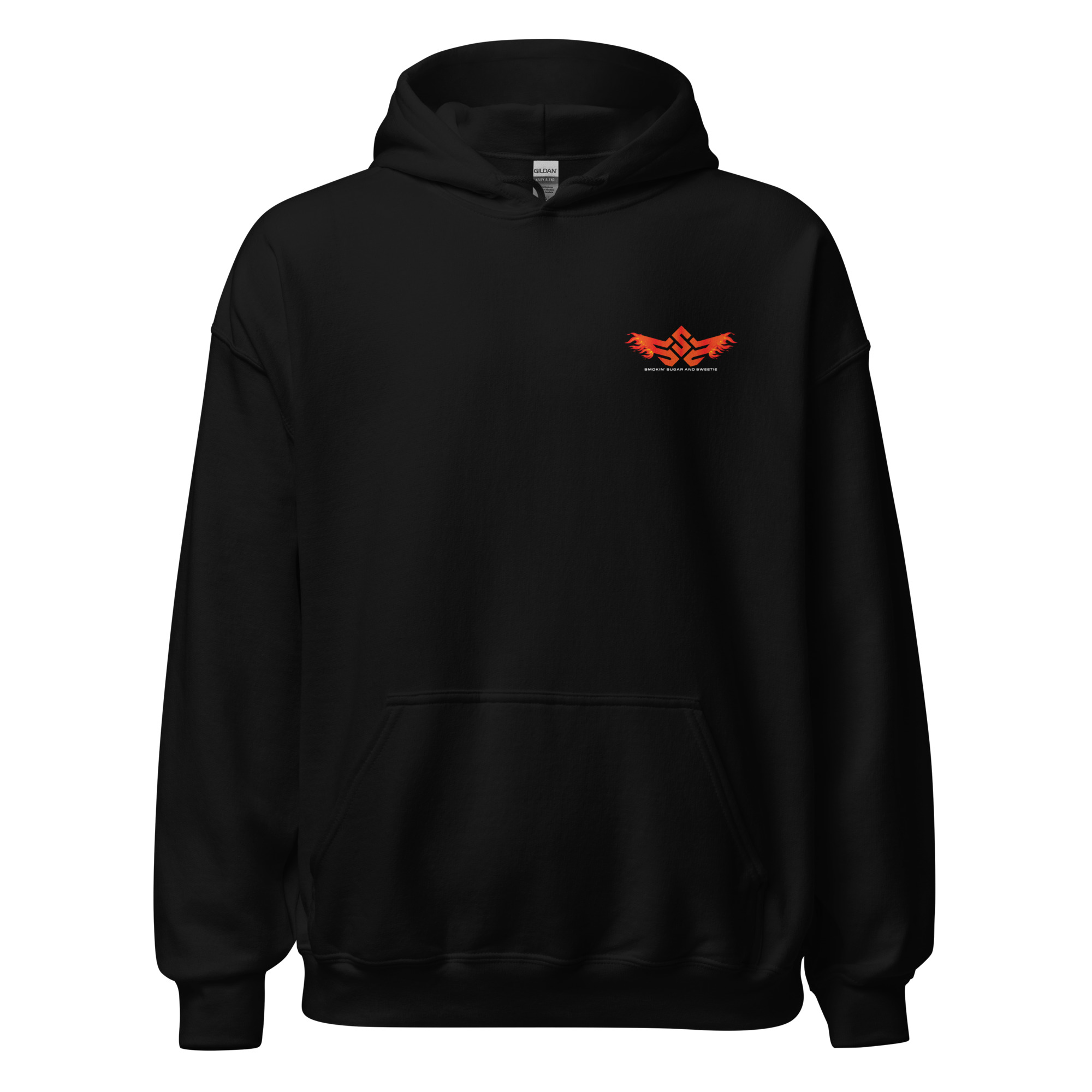 Dad’s the Smoke Pro, But Mum Steals the Show! Logo Hoodie - Image 5