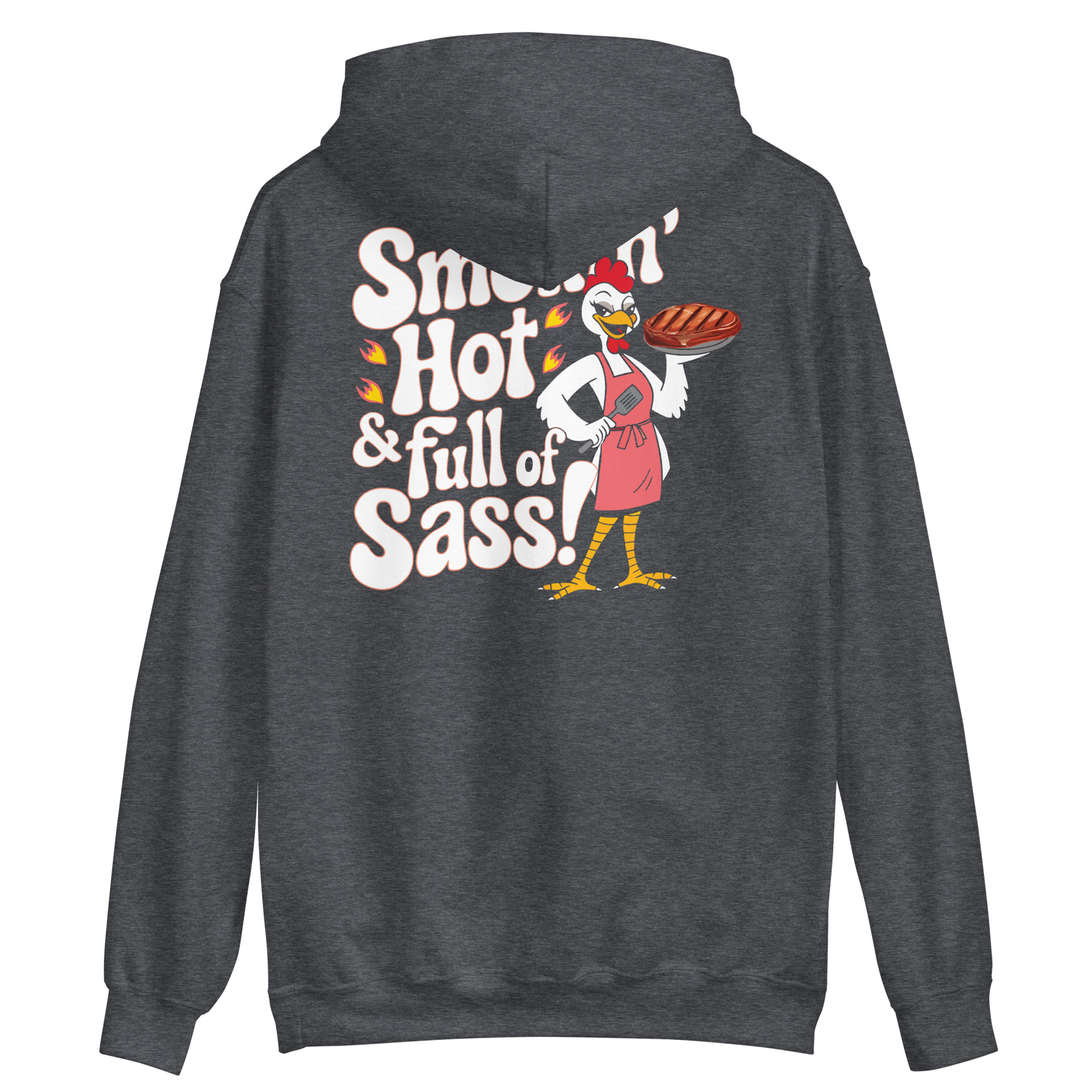 Smokin’ Hot & Full of Sass Logo Hoodie - Image 9