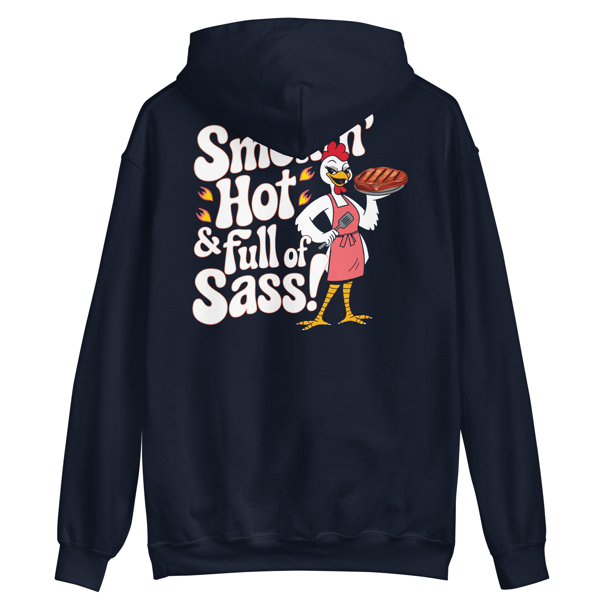 Smokin’ Hot & Full of Sass Logo Hoodie - Image 7