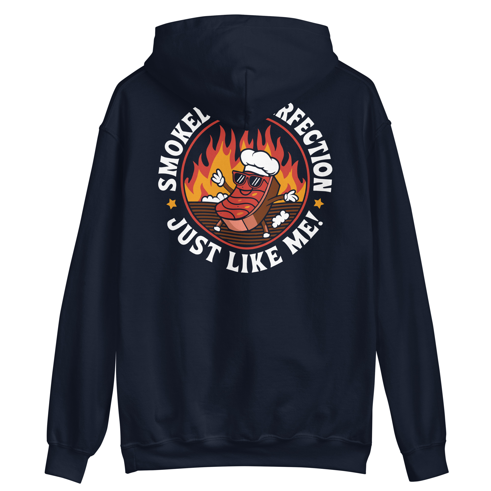Smoked to Perfection, Just Like Me Logo Hoodie - Image 7
