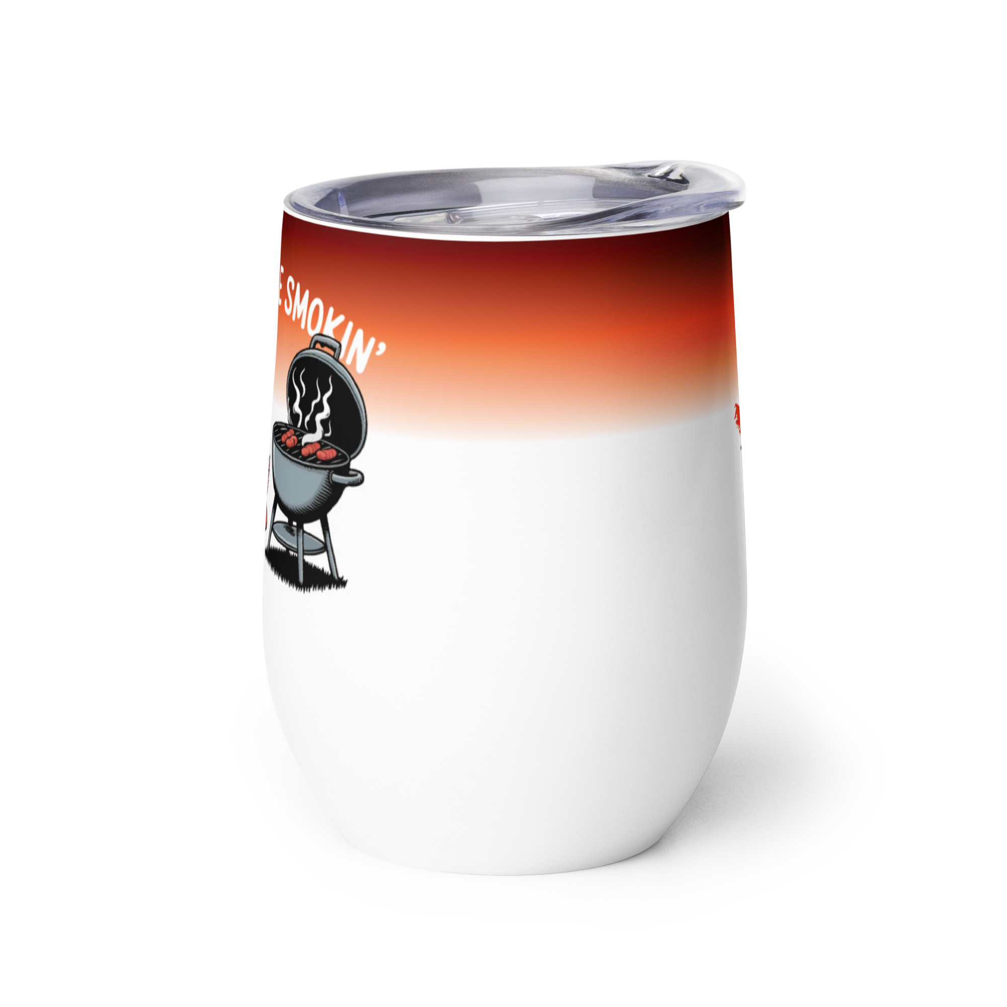 Sippin’ While Smokin’ Wine tumbler - Image 3