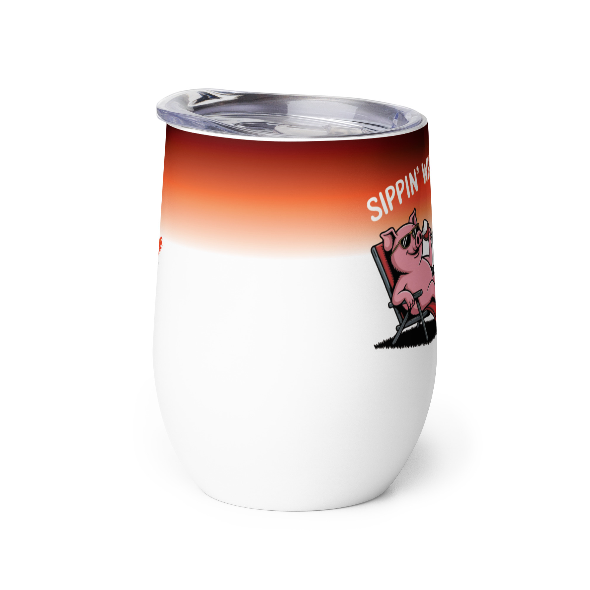 Sippin’ While Smokin’ Wine tumbler - Image 4
